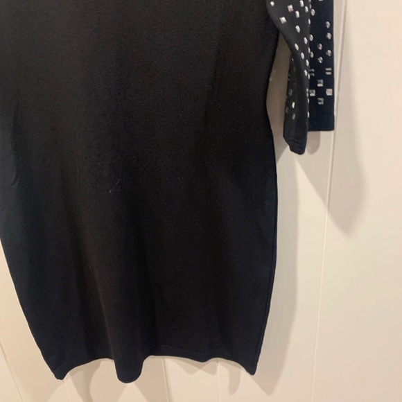 Venus | Black Rhinestone Dress. Size Large. - Picture 6 of 8